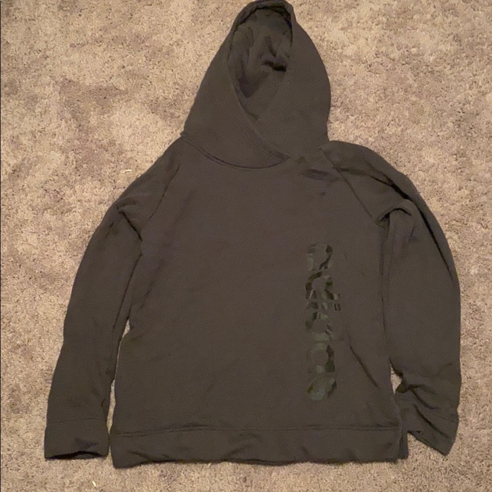 All black adidas hoodie